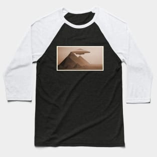 UFO over pyramids of Egypt Baseball T-Shirt